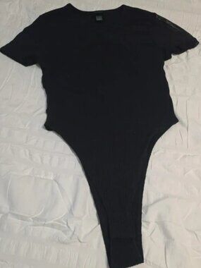 Wild Fable Black Bodysuit, XS